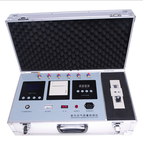 六合一空气质量检测仪，便携式家用室内甲醛分析仪