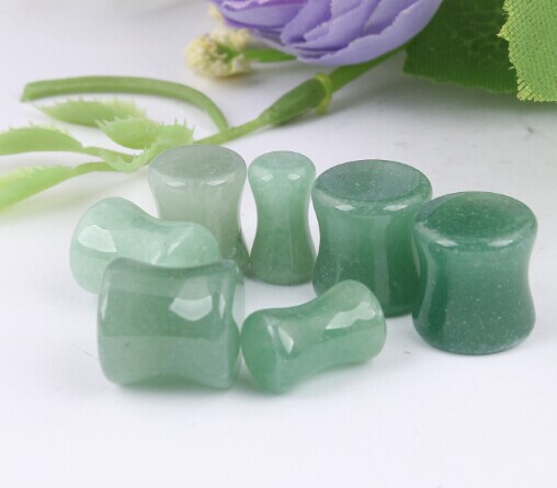 Dongpo Jade Genuine Jade Earrings Stud Ear Expander Bone Stick Ear Plug 16mm Geometric Shape Light Luxury Fashion Hoop Earrings for Women detail image 8