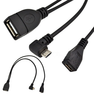Micro USB OTG Host����������ӹ��,Mciro�� 90&deg;���^+Microĸ