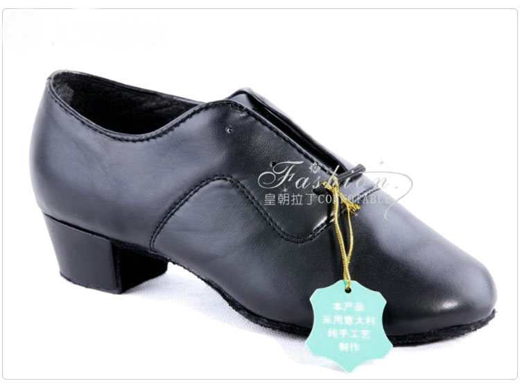 Black boy adult Latin dance shoes boys shoes young manufacturer…