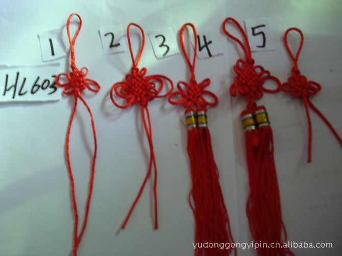 厂家直销中国结小挂件 流苏挂件 穗子批发 书签礼品盒用品|ms