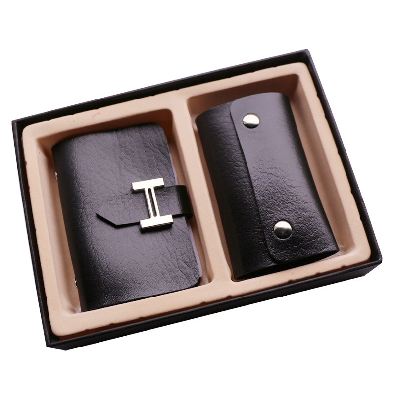 蒼南卡包創意卡包卡套鑰匙包批發定制商務禮品套裝盒定制LOGO現貨