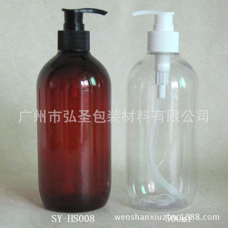 500mlpet塑料瓶洁面水晶柔肤水洗发水沐浴露瓶子