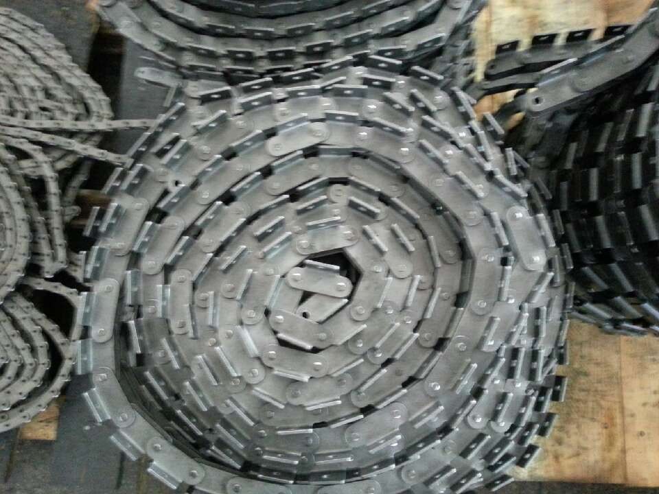 供应12A短节距高强度精密滚子带耳（带附板）链条带90度折弯弯板