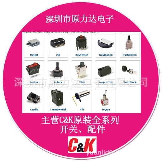 C&K Components原厂进口 706201000 302119100 299D01201