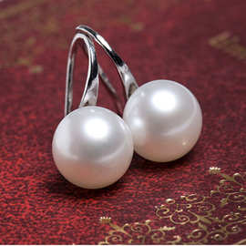 珍珠耳环 韩版人气珍珠耳钉新款珍珠饰品 天猫货源ABS人工珍珠