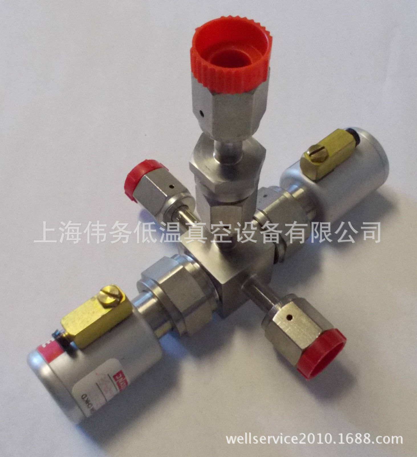 SWAGELOK 6L-MD3429ZB-II ASSLY W/2 PNEUMATIC VALVE & 3 FVCR