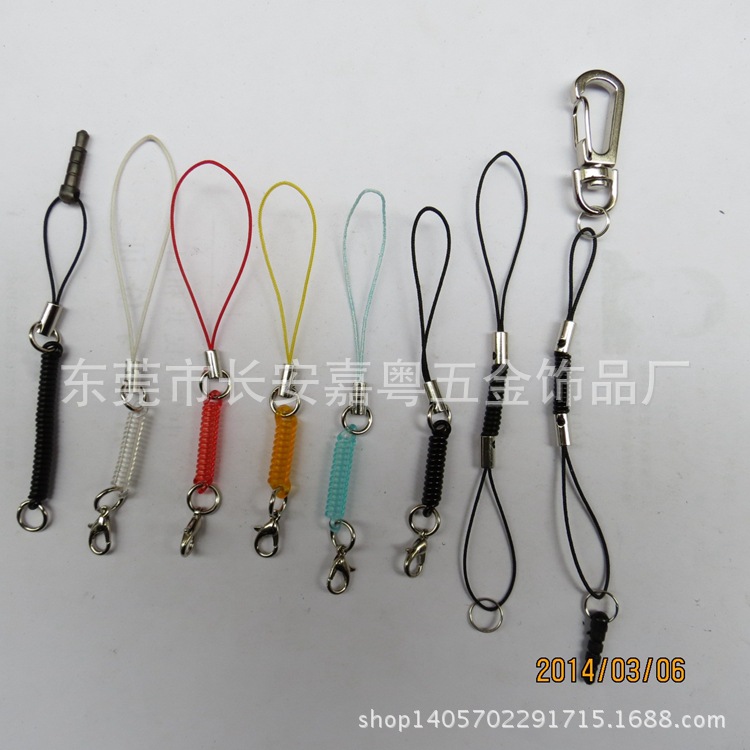 批发皮质手机链 皮手机挂件 手工镶钻 手机链 手机挂绳 手机带