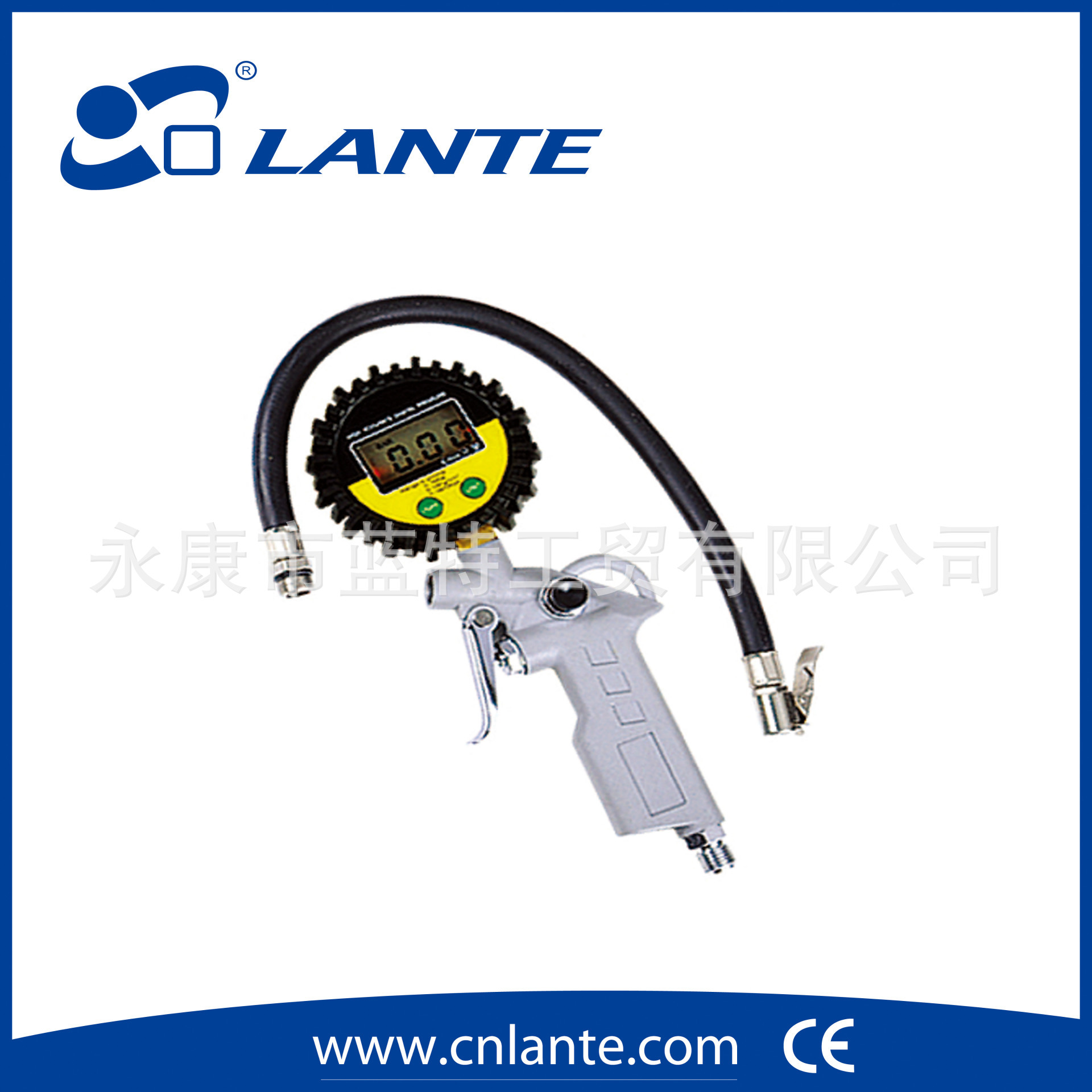 厂家供应高精度轮胎气压表充气放气枪车用胎压计 Y60数显胎压枪