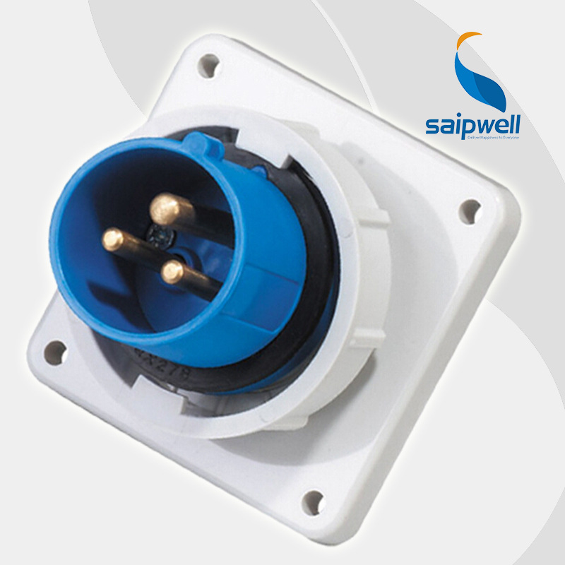 Direct selling SP-826 Dark outfit Industrial plug 3P16A panel Industrial plug socket nylon PA66 Feed