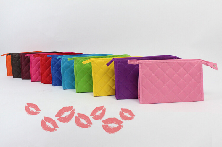 Korean Edition fashion portable Cosmetic Quilted Cosmetic Women's Bags Wash bag wholesale