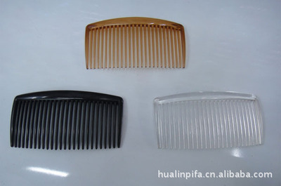 26齿塑料发梳插梳 批发定做7.5*4cm优质不易断直齿梳子环保Comb