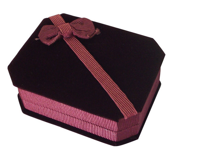Caja de joyería de moda caja de terciopelo caja de joyería collar caja de embalaje pulsera caja de embalaje al por mayor