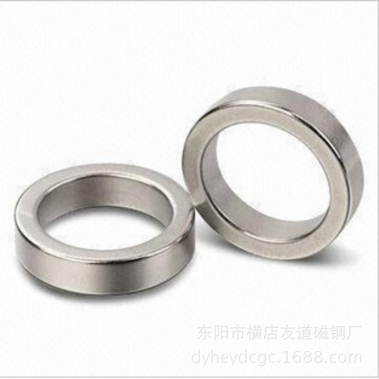 【厂价直销】强吸力 钕铁硼白色 圆环磁铁 圆形强力磁铁 环形磁铁