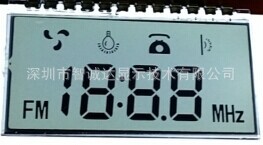 深圳厂家定制收音机显示屏 lcd段码显示屏 lcd液晶显示屏