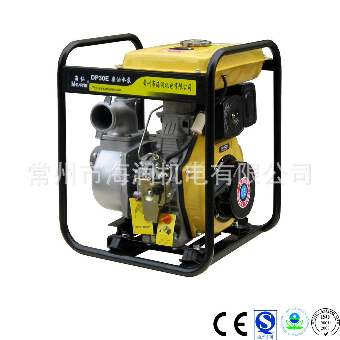 爆款水泵批发 3寸柴油水泵 12.5L大油箱 可长时间使用