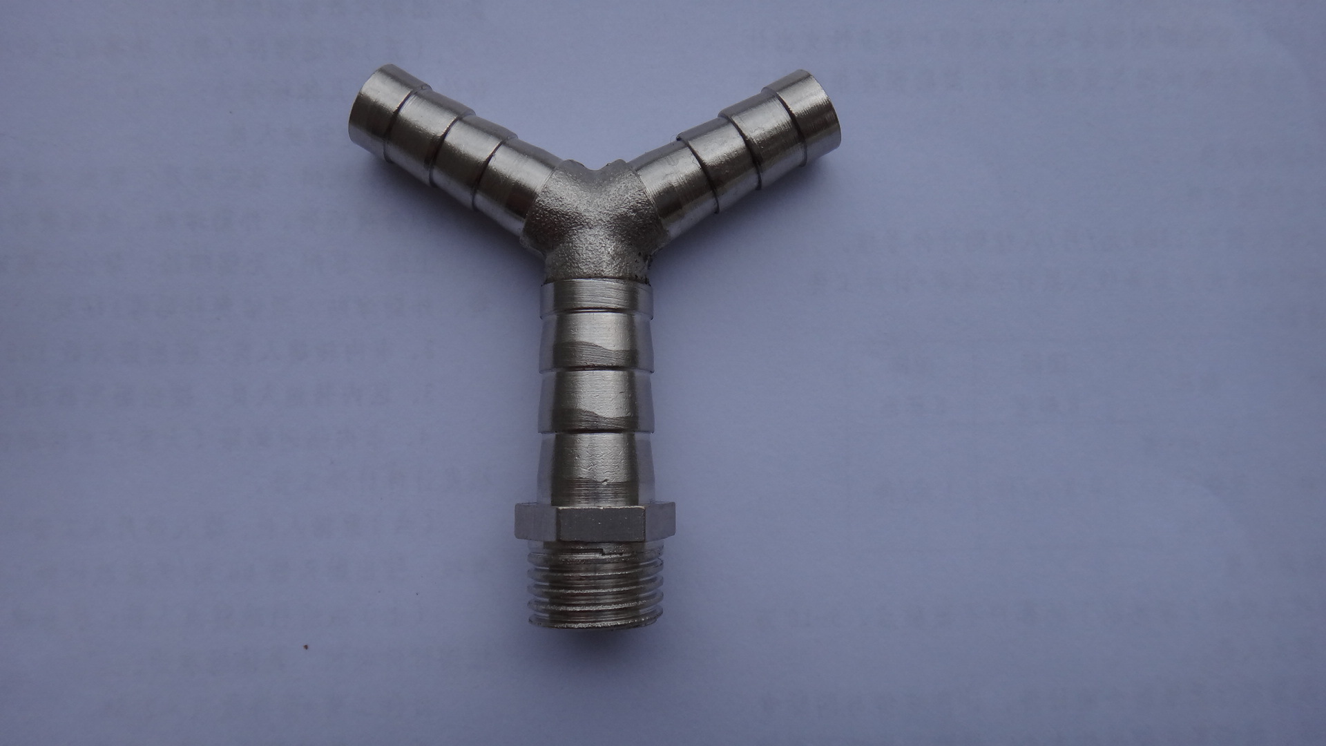 气管接头1/4宝塔铜人字三通