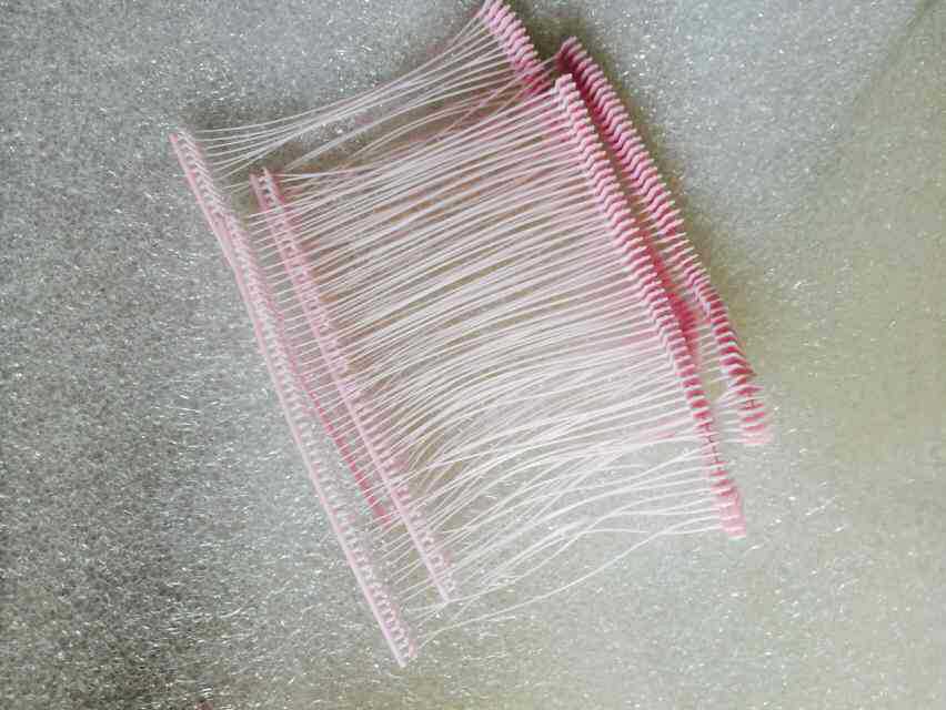 批发粉红色胶针75mm吊牌胶针排针彩色胶针（5件起包邮）