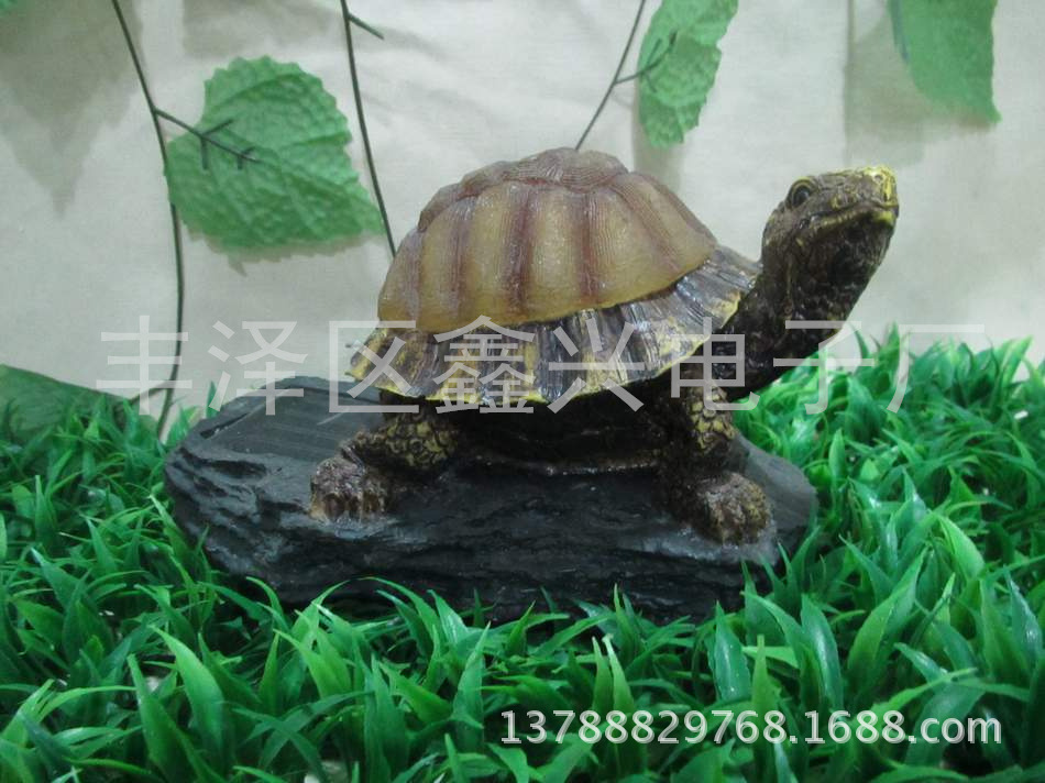 乌龟太阳能灯 树脂工艺品花园庭院微景观创意家居摆件装饰用品