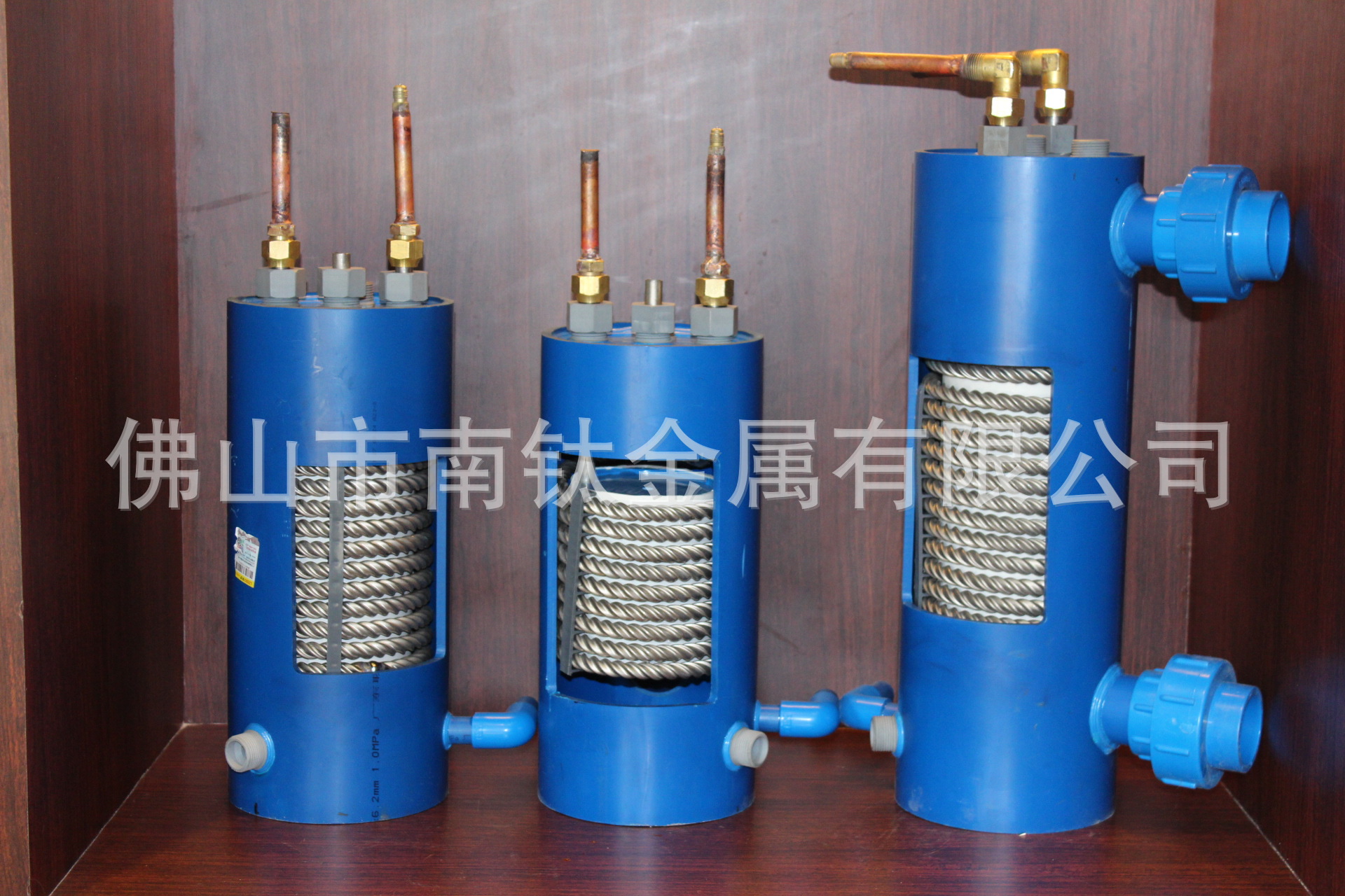 5hp螺纹钛炮换热器