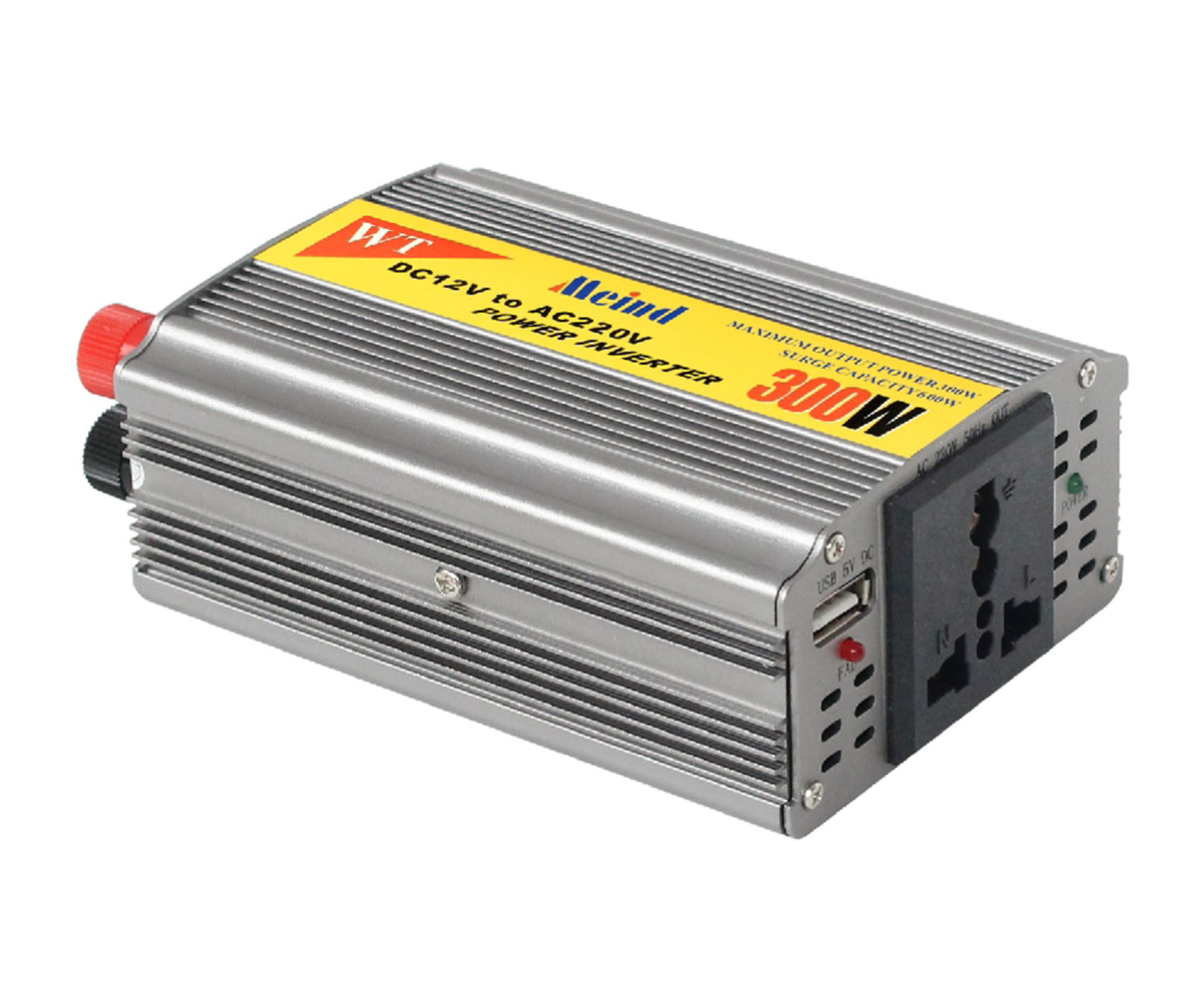 高品质足功率Meind美诺迪 新300W逆变器 12V转220V车载电源转换器