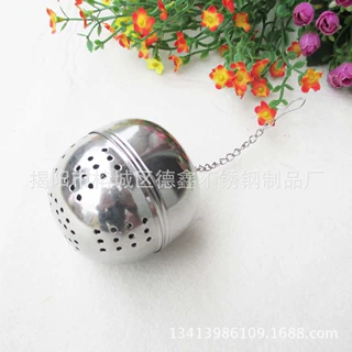 单个包装茶球批发不锈钢茶漏 不锈钢茶球味宝滤茶器厨房小工具