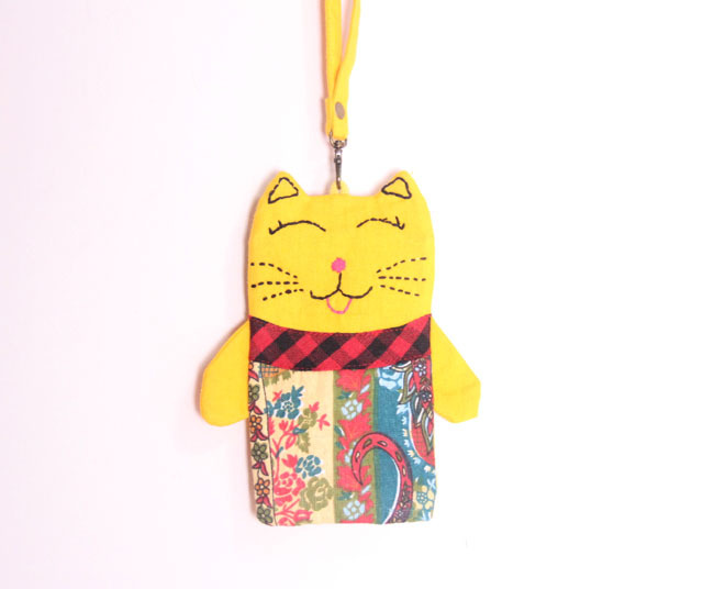 云南个性布艺手机袋