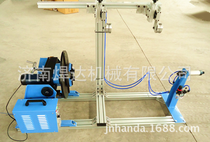 组合式变位机+双枪滑块