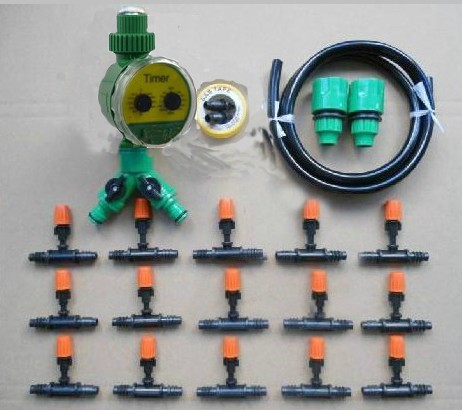 自动浇花 屋顶降温自动定时器内径9MM主管可调直线/雾化喷 头