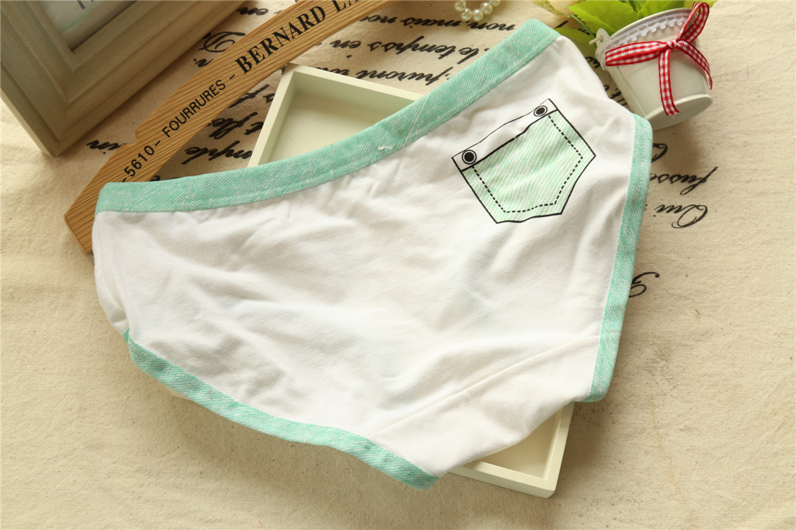 Slip jeunesse poche en coton - Ref 653229 Image 17