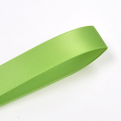 Yao Ming cinta empresa al por mayor de doble cara poliéster satén DIY accesorios para el cabello 100mm serie verde 510-556