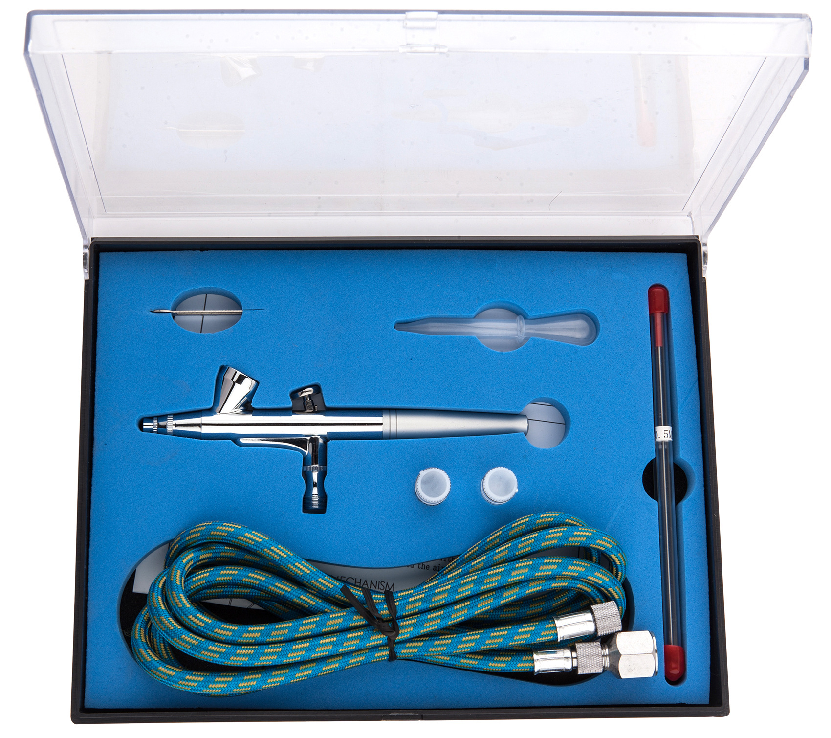 供应原装0.3mm口径2cc上壶喷笔套装 TD-207K