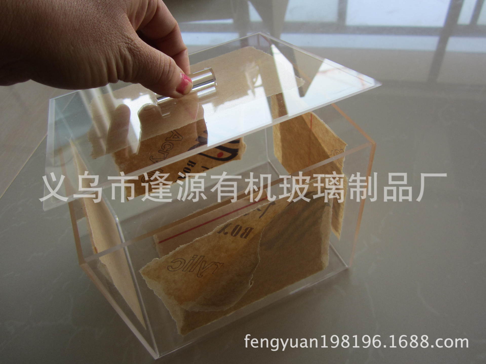 厂家生产亚克力盒子，亚克力透明罩子，五面盒子