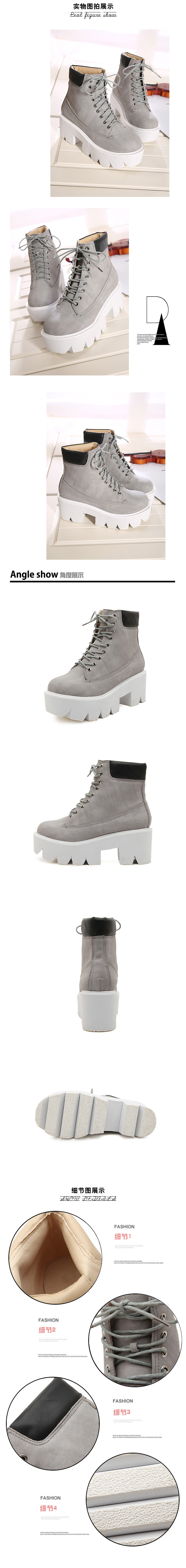 Bottes femme en Matériau mixte - Ref 3355226 Image 9