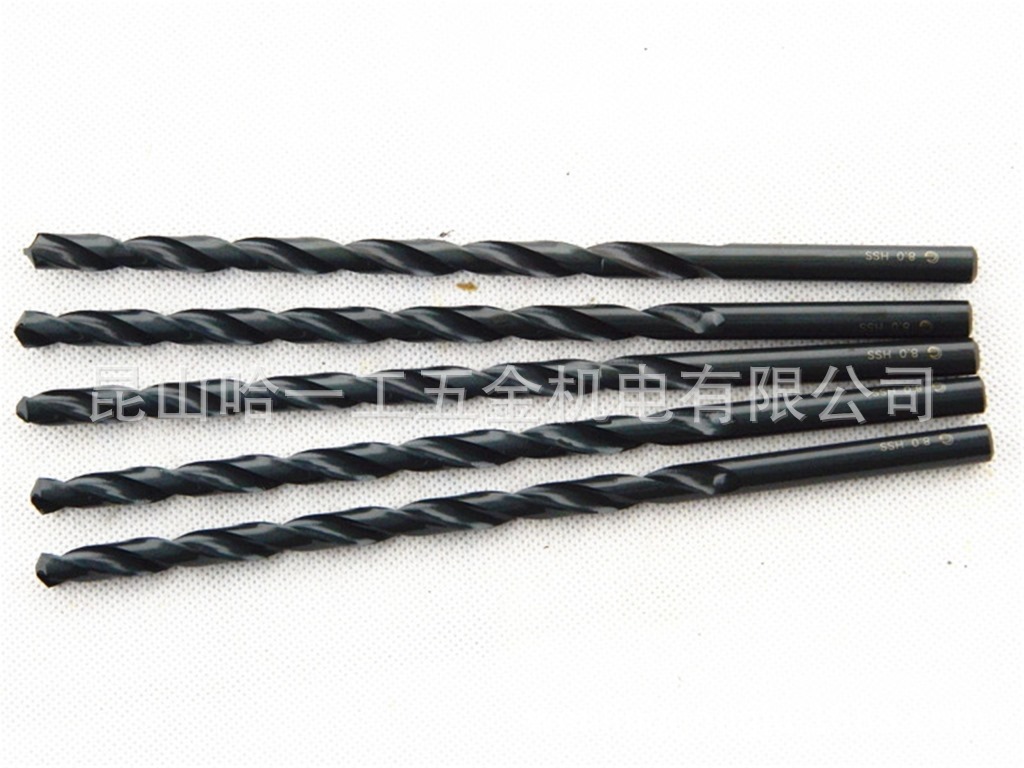 加长钻 超硬直柄钻头 6542材质黑钻6*400 8.5*400 10*400 13*400