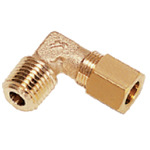 法国乐可利LEGRIS 直角外锥螺纹 黄铜卡套接头 1019-04-10