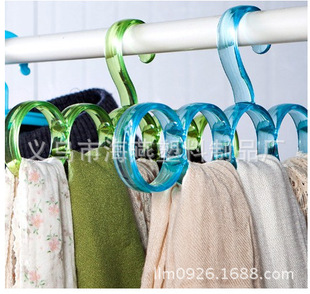 Factory Direct Sales Colorful Scandinavian Style Circle Scarf Rack Multi-purpose Clothes Hanger Scarf Scarf Tie Hanger