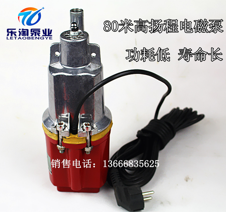 Taizhou music naughty 220v High-lift miniature diving household Deep well pump Septum shock Electromagnetic pump Russian pump