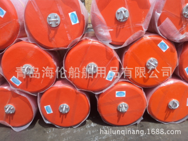 研发设计舰靠泊护舷 驱逐舰靠泊碰垫 实心防爆护舷 船舶用品防