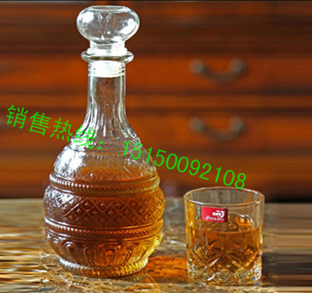高档钻石酒瓶 宝塔酒瓶 自酿葡萄酒威士忌玻璃瓶 水晶透明红酒瓶