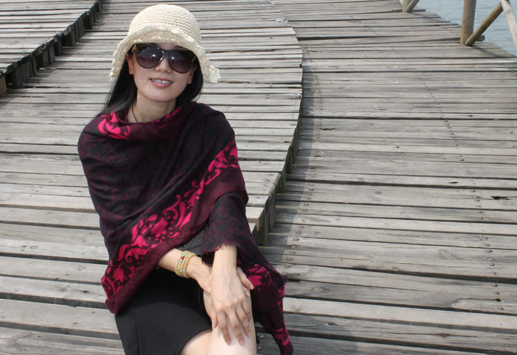 斜纹定位长巾详情图4