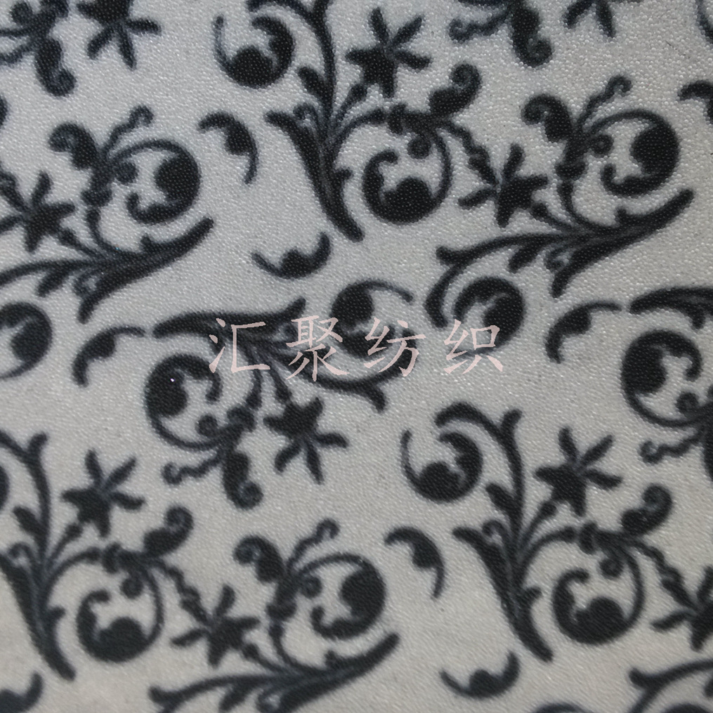 黏珠皮革 透明黏珠满版革 装饰皮革 印花皮革