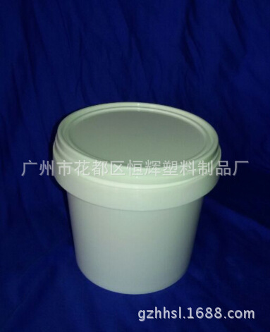 塑料桶厂家直销 食品级 1.2L 糖果桶 食品桶 可热卷印及模内贴标