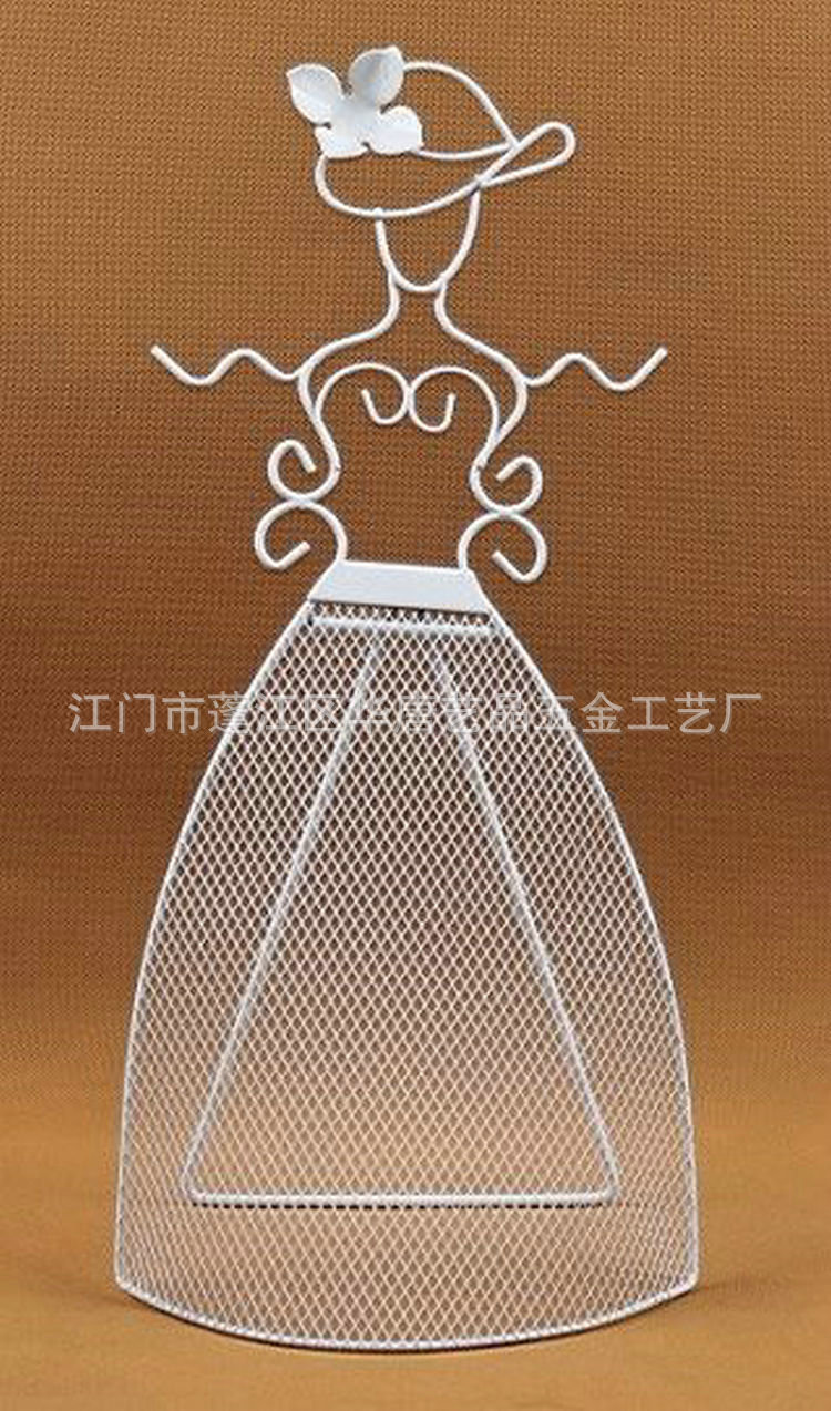 FE0062臺式白裙模特首飾架