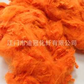 毛毡布针刺无纺布材料现货2.5-6D有色涤纶短纤维11000元/吨