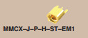 现货SAMTEC/申泰MMCX-J-P-H-ST-EM1 同轴连接器50O原装正品