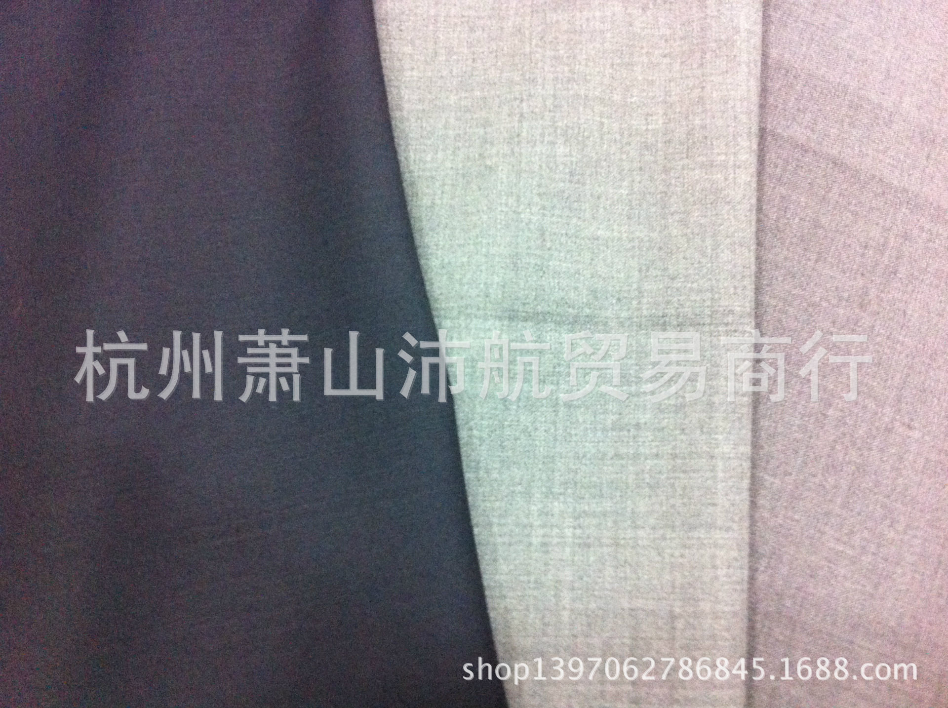 供应50%羊毛的高档男式西装面料  精纺哔叽面料布料名仕轻奢