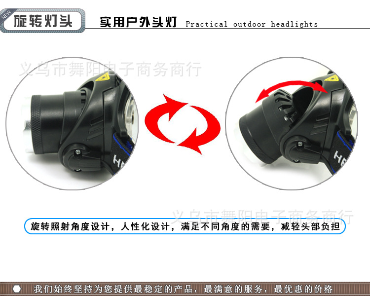 旋转灯头