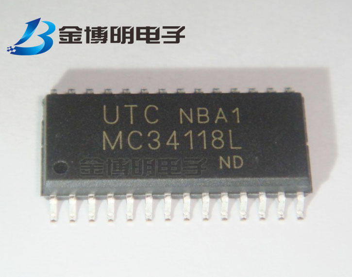 集成芯片 MC34118L MC34118 SOP-28 语音开关扬声器IC 全新现货