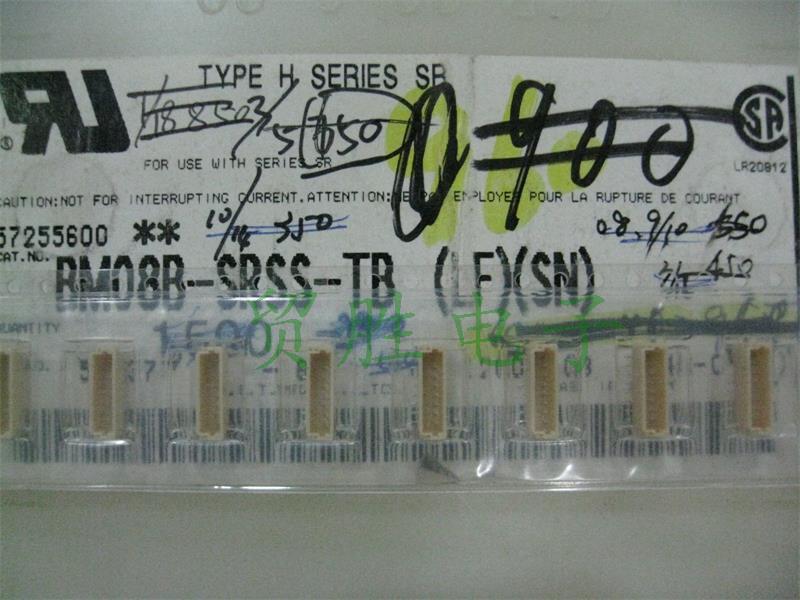 BM08B-SRSS-TB(LF)(SN) JST连接器插座 1.0间距8p立贴针座SR系列